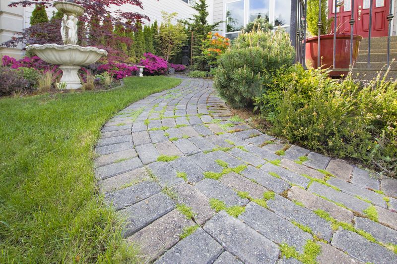 Natural Stone Paver Path