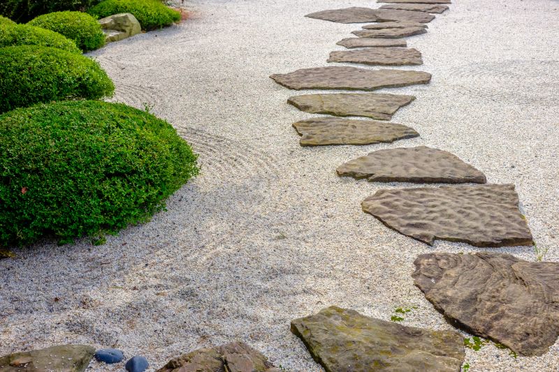 Completed Stone Paving Pathway
